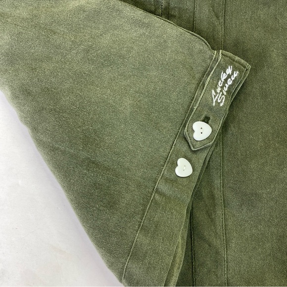 OTA Mi7itary Washed Denim Wellness Club Member Jacket Size XXL - Picture 10 of 14